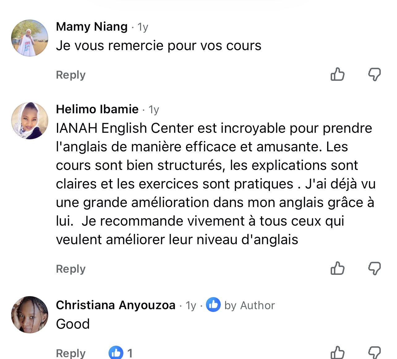 Témoignage Facebook 6