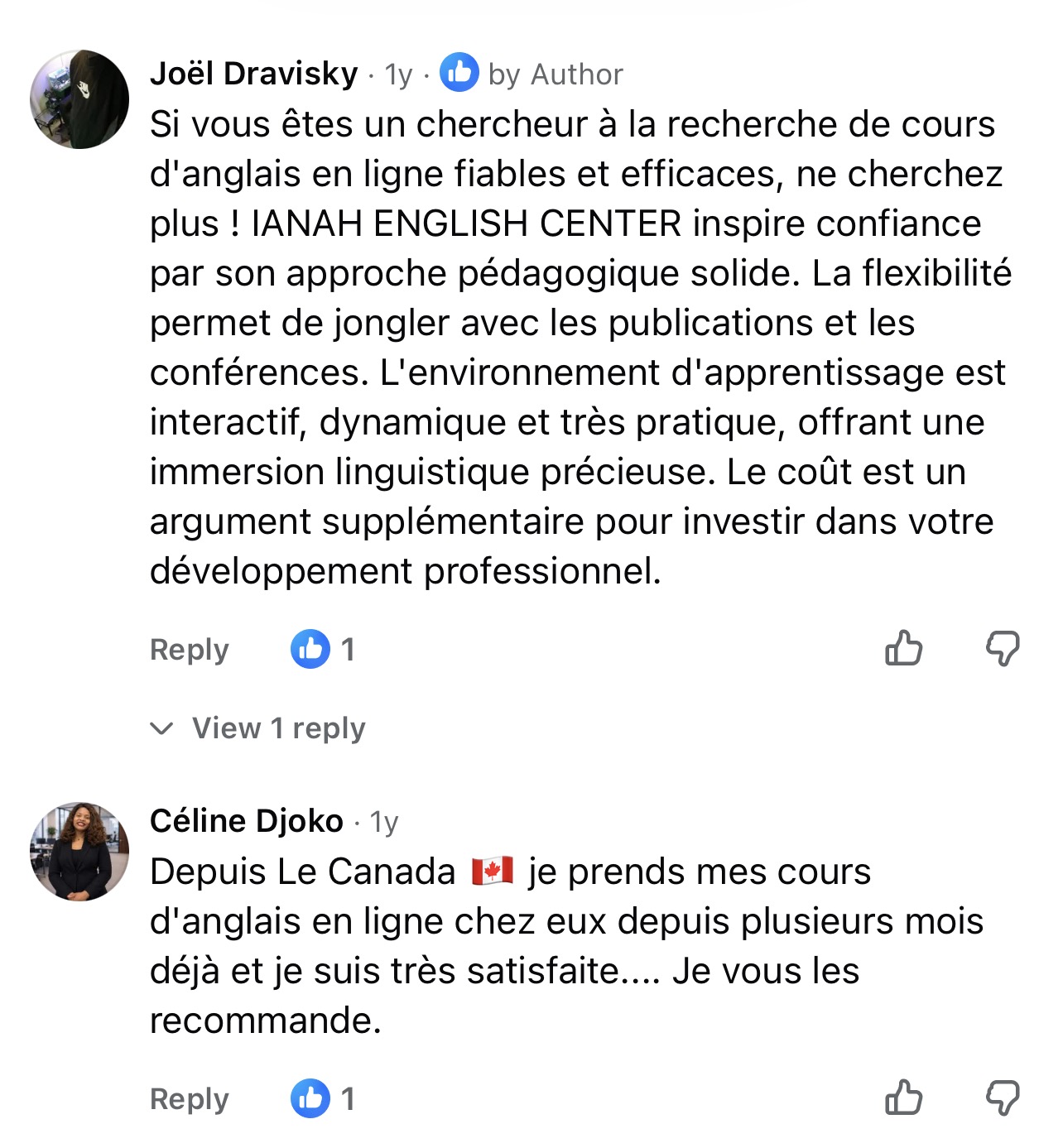 Témoignage Facebook 7